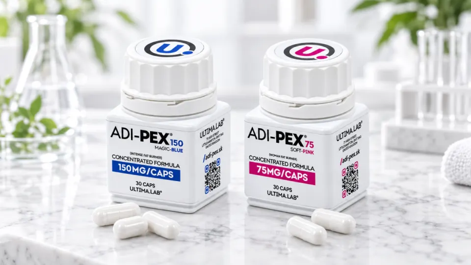 ADI-PEX 150 MAGIC-BLUE i 75 SOFT-PINK obok siebie